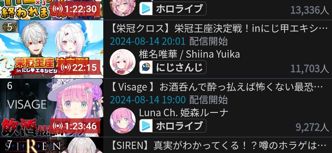 VTuberまとめ速報(ピックアップ1)