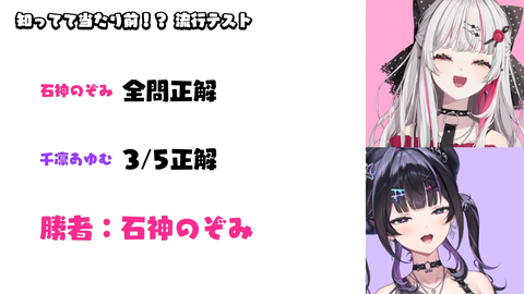【にじさんじ】あゆゆvs石神、インフルエンサー対決まとめ『正解したのにダサい石神かわいい』『Y4T4にょ敗北が似合うことは否定できないな』 | 【にじさんじ】あゆゆvs石神、インフルエンサー対決まとめ『正解したのにダサい石神かわいい』『Y4T4にょ敗北が似合うことは否定できないな』 | 【にじさんじ】あゆゆvs石神、インフルエンサー対決まとめ『正解したのにダサい石神かわいい』『Y4T4にょ敗北が似合うことは否定できないな』 | 【にじさんじ】あゆゆvs石神、インフルエンサー対決まとめ『正解したのにダサい石神かわいい』『Y4T4にょ敗北が似合うことは否定できないな』 | 【にじさんじ】あゆゆvs石神、インフルエンサー対決まとめ『正解したのにダサい石神かわいい』『Y4T4にょ敗北が似合うことは否定できないな』 | 【にじさんじ】あゆゆvs石神、インフルエンサー対決まとめ『正解したのにダサい石神かわいい』『Y4T4にょ敗北が似合うことは否定できないな』 | VTuberまとめ速報 V速(画像04180448731988_6)